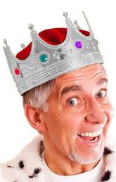 NessiWorld SilverColorAdultChildCompatibleKing CrownRoyal Crown60cm